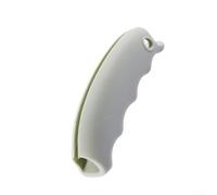 Silicone Grocery Bag Carrier Handle Heavy Duty Grip Shopping Bag Holder Silicone Comfortable Finger Grooves Hands Free Shopping Bag Clip for Groceries and Gear Portable Silicone Bag Handle (Green)