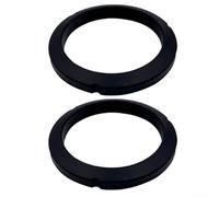 Silicone Group Head Seal 73x56x10mm for Bezzera Coffee Machines - High Temp Brewing Gasket Replacement Extraction Pressure Ring Black(2pcs)