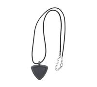 Silicone Guitar Accessory Necklace Heart Picks Holder Pendant Texture Perfect for Ukulele Bass Players Guitar Pick Holder
