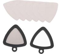 Silicone Guitar Pick Holder Necklace - Flexible Plectrum Cover for Guitar Accessories, Holds 3 Triangle Picks, Gift for Musicians