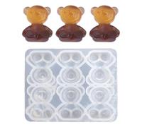 Silicone Gummies | Gummy Candy Trays - Mini Ice Cube Trays Non-stick Resistant with Citrus Bear Shaped Cola Bottle for Bear Chocolate