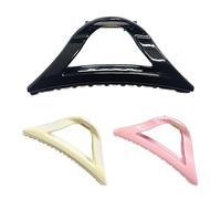 Silicone Hair Clip, Secure Hold Design, 4.53x1.89 Inches, Comfortable Hair Claw Clip, Acrylic French Clips, Stain-Resistant Polishing, For Women