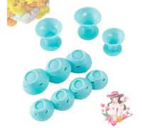 Silicone Hair Rollers Heat-Free Styling, Silicone Spiral Curling Iron, 40 Pack (20 Large + 20 Small), Suitable for Travel, Dates, Dances (curling iron,Blue 10 big + 10 small)