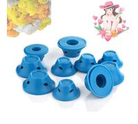 Silicone Hair Rollers Heat-Free Styling, Silicone Spiral Curling Iron, 40 Pack (20 Large + 20 Small), Suitable for Travel, Dates, Dances (curling iron,Dark blue 10 large + 10 small)