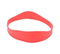 Silicone Haircut Band, Soft Adjustable Hair Cutting Guide Hair Fade Tool for DIY Haircutting Creating Clean Straight Neck Hairline (Red)