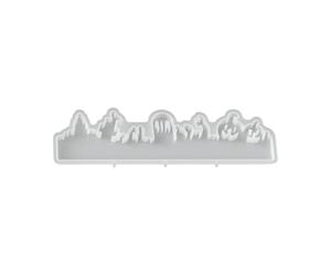 Silicone Halloween Mold with Layered Scene Detail, Decorative Wax Display Form for Fall Table Arrangements Halloween Mold Silicone Wax Decor Seasonal Tabletop Display Pumpkin Theme Scene