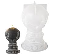 Silicone Hand Candle - Creative Design Wax Mold | Halloween Ghost Hand Candle Mold | Multi Size Ghost, Witch Fist for Nightlight Making Aromatherapy Gypsum Wax Clay Craft