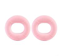 Silicone Hand Grip Ring Carpal Expander 2pcs Finger Forearm Exercise Trainer for Strength Training Gym Fitness Sports Grey Blue Pink(2pcs pink)