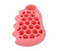 Silicone Hand Grip Strengthener, Finger Exerciser Strength Trainer Soft Elastic Hand Grip Finger Stretcher for Fingers, Wrists, and Hands for Home, Office, Gym (Pink)