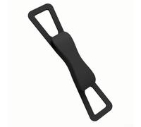 Silicone Hand Strap for Tablets Provides Secure and Comfortable Grip While For Reading (Black)