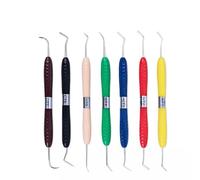 Silicone Handle Dental Composite Filling Instruments Kit 7pcs Tools