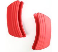 Silicone Handle Grips, Cerise 5" x 2 1/2" Each, Handle Grips& Handle Sleeve Fit for le creuset Dutch Ovens Accessories Five Year Free Replacement