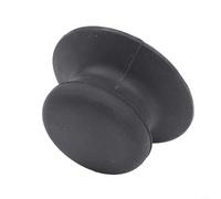 Silicone Handle with Suction Base for Pot Lids and Portable Food Boxes Heat Resistant and Lightweight (Black)
