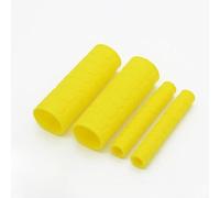 Silicone Handlebar Covers For Motorcycles And Atvs Soft Rubber Grip Protectors In Red Yellow Black Green Blue All Weather Shield Anti Slip Control Easy Installation Direct Fit Stylish Design(Yellow)
