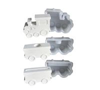 Silicone Handmade Moulds Stand Molds Train Series Holder Molds Crafting Moulds Suitable for Holder Base
