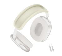 Silicone Headband Cover for AirPods Max 1&2 with 2 SIM Ejector Tool (Beige)