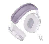 Silicone Headband Cover for AirPods Max 1&2 with 2 SIM Ejector Tool(Purple)