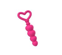 Silicone Heart Anal Beads
