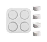 Silicone Heart Mold for Cups and Plaster Creation Easy Demolding Heart/Flower Pattern Crafting Supply Silicone Mold