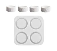 Silicone Heart Mold for Handmade Cups and Plaster Creation Easy Demolding Heart/Flower Pattern Crafting Supply Artistic Silicone Molds for Homemade Gifts