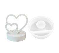 Silicone Heart Molds | Kiss Couple Epoxy Resin Mold for Table Centerpiece - Heart Shaped Resin Mold, Kiss Couple Design Silicone for Table Centerpiece, Votive Candle Tray