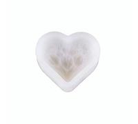 Silicone Heart Shape Mold with Glitters for Easy Releasing, B