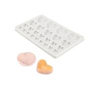 Silicone Heart Shaped Molds for Fondant Cakes Chocolates Baking Accessories