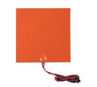 Silicone Heater Pad with 100K Thermistor, 400W High-Power Heating Element, 200mm x 200mm IP68 Waterproof Printer Heating Pad for 3D Prin(110V)