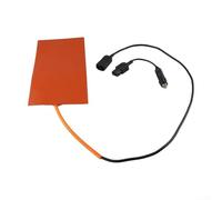 Silicone Heating Pad 12V 100W Mat with Thermostat for Food Delivery Bags, Detachable Power Cord for Convenient Use in Various Settings