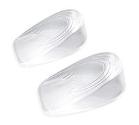 Silicone Heel Lift Inserts Cup Pads, Invisible Height High Increase Shoe Insoles Lifts, Wedge Silicone Insoles, Gel Heel Cups for Soft Heightening Taller (Men, 1 Inch/3cm)