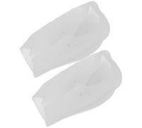 Silicone Heel Lift Insoles, Invisible Height Increase, White 3.0cm
