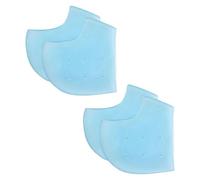 Silicone Heel Protectors, 2 Pairs Heel Protectors, Gel Heel Protectors, Blister Prevention, Silicone Heel Cover for Plantar Fasciitis and Achilles Tendonitis Heel Pain Relif (Blue)