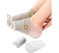 Silicone Height Increase Socks,Height Increase Heels Cushion Insole, Concealed Breathable, Heal Dry Cracked Heels, Suitable for Men & Women,Increase Breathable Wearable (5.5 cm)