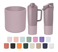 Silicone Higher Boot Compatible with Owala 30oz & 40oz FreeSip Sway Bottles & Tumblers, Large Protection Anti-slip Bottom Cover Sleeve for Freesip Sway Tumbler and Bottle