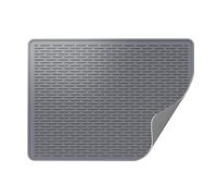 Silicone Hob Protector Mat 71x51cm, Heat Resistant to 446°F, Scratch Proof Cooker Cover for Electric/Induction Hobs, Waterproof & Non-Slip Stove Guard (Gray)