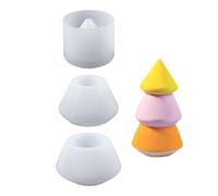 Silicone Holder Mold High Temperatures Resistant Candlestick Christmas Tree Aromatherapys Container Jar