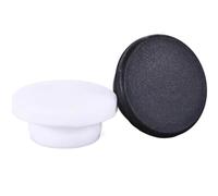 Silicone Hole Plug, Waterproof Rubber Stoppers,2Pcs Hollow Caps 61.3~201.5mm Temperature Resistance T Type Seal Plugs Proof Gasket End(White,83.6mm)