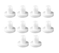 Silicone Hole Plugs - Waterproof Flexible Seal, Covers 10 Piece Set Universal Size Reusable Design with Tight Fit for Camper Trailer Window Roof Vent Soft Rubber Plug Kit for Exterior Deck Plumbing Do