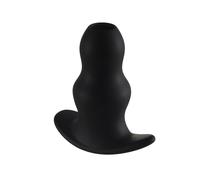 Silicone Hollow Big Butt Plug with Narrow Flared Base for Comfortable Wearing, Douches Enema Product Vaginal Anal Dilator Sex Toys for Men Women Couples (L)