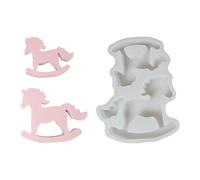 Silicone Horse Shape Animal Cookie Mould | Horse Clay Matrix for Kitchen, Chocolate, Chalk, Cement, Resin, Crafts, Gifts for and Family,