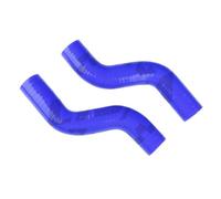 Silicone Hose 2PCS for 1970-1975 Compatible with S30 Datsun240Z 240Z 260Z Silicone Radiator Heater Coolant Hose Pipe Tube Kit Motorcycle Accessories(Blue)