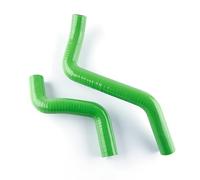 Silicone Hose 2PCS for 1996-1999 Compatible with Glanza4 4E-FTE EP91 Starlet1.3 Turbo 1997 1998 Silicone Radiator Hose Kit Pipe Tube 3PLY Motorcycle Accessories(Green)