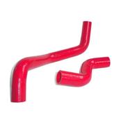 Silicone Hose 2PCS for 2007-2012 Compatible with VIOS1.6L 1.6L 4ZRFE 4ZR-FE Silicone Radiator Coolant Hoses Pipe Replacement Auto Parts Motorcycle Accessories(Red)