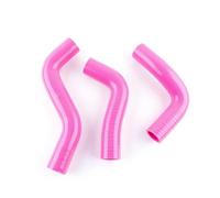 Silicone Hose 3PCS 3PLY for 1989-1998 Compatible with MiataMK1 MK1 1.6 Mx-5 Roadstar Na6ce B6ze 1600 Silicone Radiator Hose Replacement Auto Parts 1990 Motorcycle Accessories(Pink)