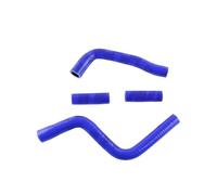 Silicone Hose 4PCS 3PLY for 2002-2020 Compatible with YZ 125 Silicone Radiator Hose Replacement Part 03 04 05 2006 2007 2008 2009 2010 2011 2012 2013 Motorcycle Accessories(Blue)