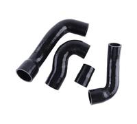 Silicone Hose 4PCS 4PLY Silicone Intercooler Turbo Boost Hose for 1993-1999 Compatible with Fiat1.4 Punto GT 1.4 Turbo GT1 GT2 GT3 1994 1995 1996 1997 1998 Motorcycle Accessories(Black)