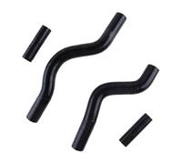 Silicone Hose 4PCS Compatible with RM250 RM 250 2001-2008 2002 2003 2004 2005 2006 2007 3-ply Silicone Radiator Coolant Hose Kit Upper and Lower Motorcycle Accessories(Black)