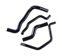 Silicone Hose 4PCS for 2000-2006 comaptible with Sunny180 Sentra180 180 B15 N16 qg18de 1.8L 01 02 03 Silicone Radiator Hose Kit Upper and Lower 3-ply Motorcycle Accessories(Black)