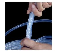 Silicone Hose， Flexible Silicone Rubber Hose 10 Meters Transparent Multiple Sizes Plumbing(1.0 x 4.0 (10M))
