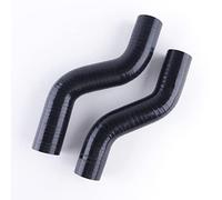 Silicone Hose for 1970-1975 Compatible with S30 Datsun240Z 240Z 260Z Car Silicone Radiator Heater Coolant Hose Pipe Tube Kit 2PCS 3PLY 1971 1972 1973 1974 Motorcycle Accessories(Gloss Black)